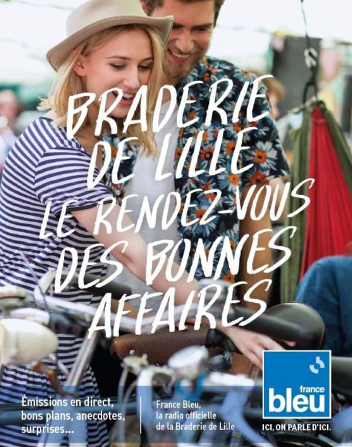 France Bleu, radio partenaire de la Braderie de Lille