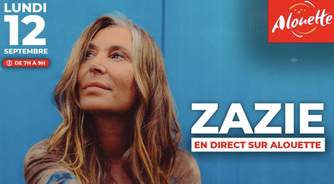 Alouette reçoit Zazie dans sa matinale Alouette reçoit Zazie dans sa matinale