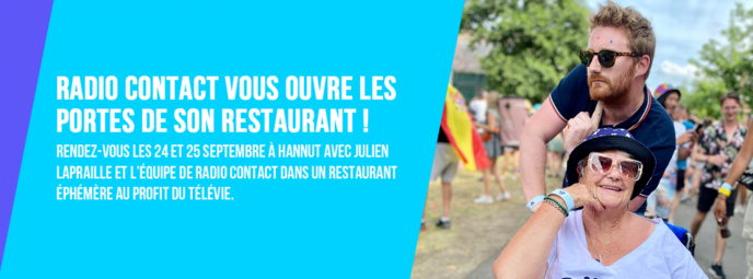 Radio Contact ouvre son restaurant (éphémère) à Hannut Radio Contact ouvre son restaurant (éphémère) à Hannut