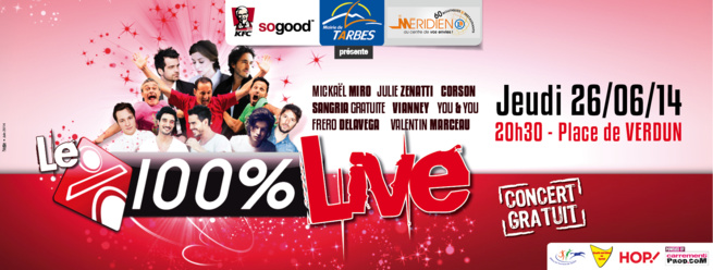 100% : nouveau "100% Live" à Tarbes 100% : nouveau "100% Live" à Tarbes