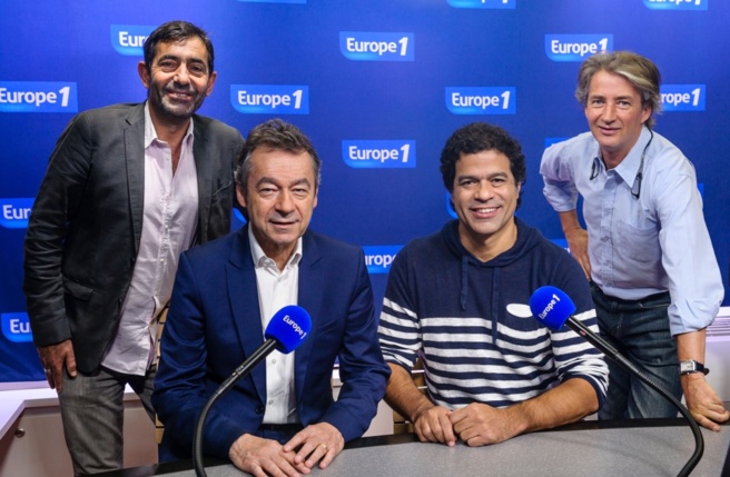 François Clauss, Michel Denisot, Rai et Nicolas Poincaré © Capa Pictures François Clauss, Michel Denisot, Rai et Nicolas Poincaré © Capa Pictures