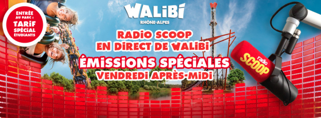 Huit heures de direct pour Radio Scoop à Walibi