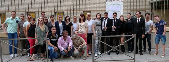 Radio Côte d'Azur et ses 24 bénévoles Radio Côte d'Azur et ses 24 bénévoles