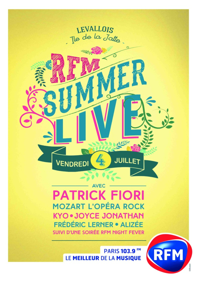 Le "RFM Summer Live" c'est vendredi Le "RFM Summer Live" c'est vendredi