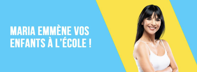 Radio Contact : Maria Del Rio emmène les enfants à l'école Radio Contact : Maria Del Rio emmène les enfants à l'école