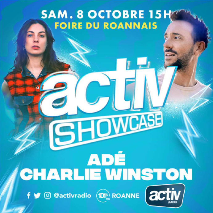 ACTIV organise un showcase avec Adé et Charlie Winston ACTIV organise un showcase avec Adé et Charlie Winston