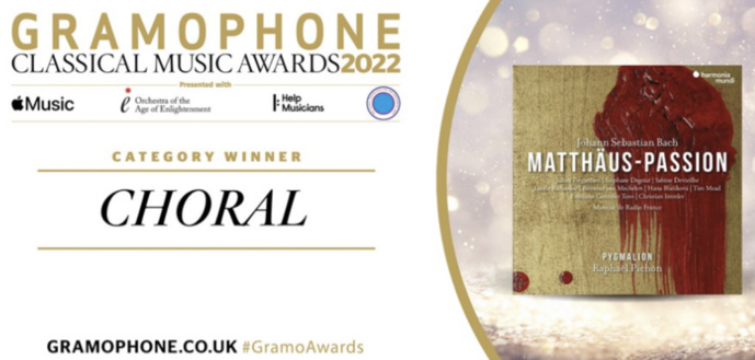 Un Gramophone Classical Music Awards pour la Maîtrise de Radio France Un Gramophone Classical Music Awards pour la Maîtrise de Radio France