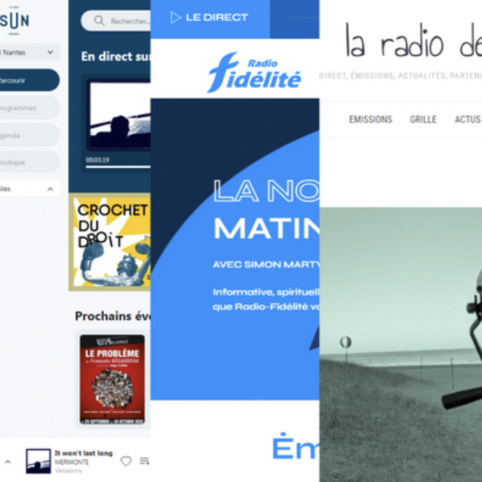 Trois radios de la FRAP modernisent leurs espaces web Trois radios de la FRAP modernisent leurs espaces web
