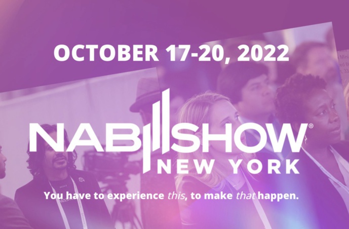 Le NAB Show aura lieu du 17 au 20 octobre 