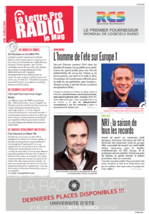 La Lettre Pro de la Radio : découvrez le n° 58 La Lettre Pro de la Radio : découvrez le n° 58