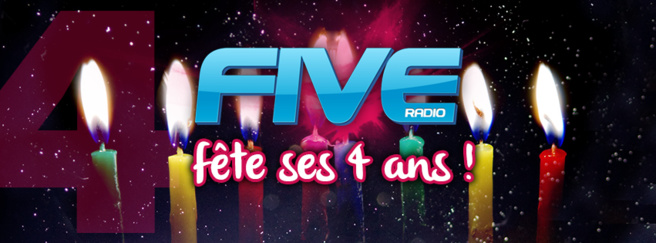 Pour ses 4 ans, Five Radio se plie en quatre ! Pour ses 4 ans, Five Radio se plie en quatre !