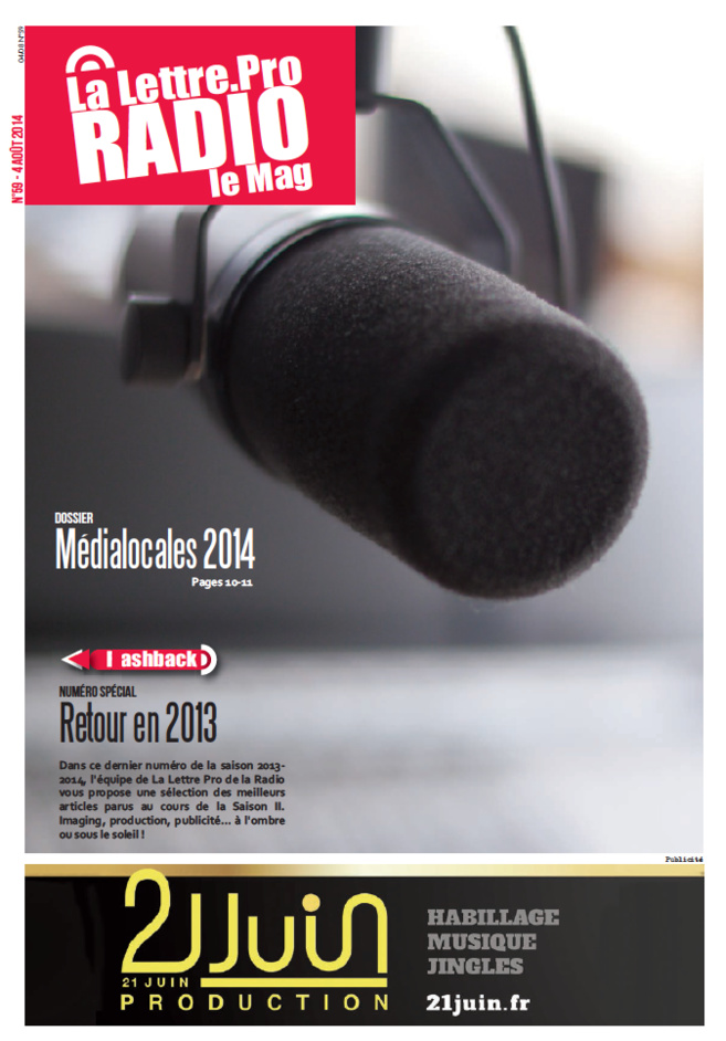 La Lettre Pro de la Radio : découvrez le n° 59 La Lettre Pro de la Radio : découvrez le n° 59