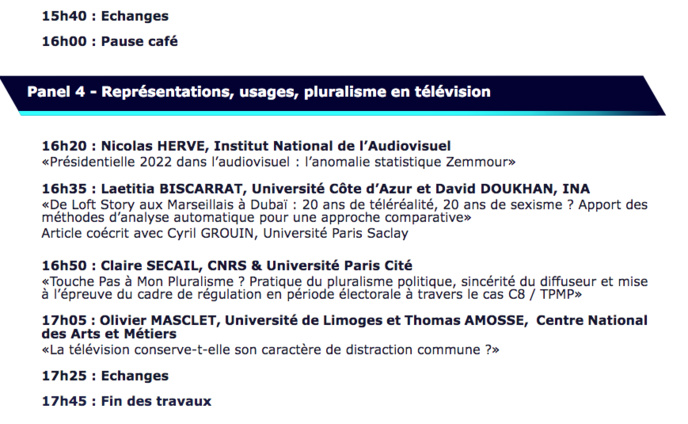 L'Arcom organise sa première journée d'études L'Arcom organise sa première journée d'études