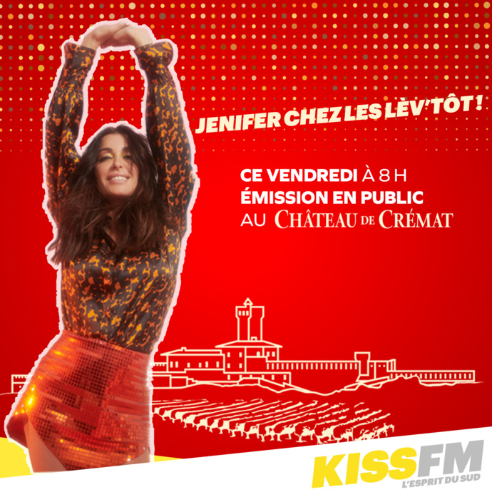 La chanteuse Jenifer dans la matinale de Kiss FM
