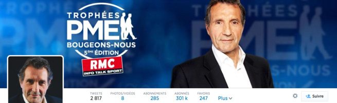 300 000 followers pour Bourdin 300 000 followers pour Bourdin