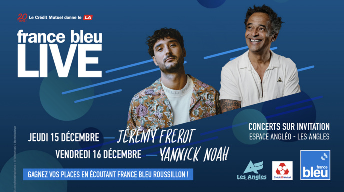 France Bleu : deux concerts privés les 15 et 16 décembre