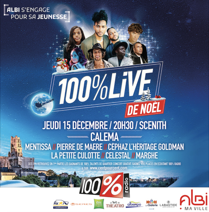 Albi : un "100% Live de Noël" avec 100% Radio
