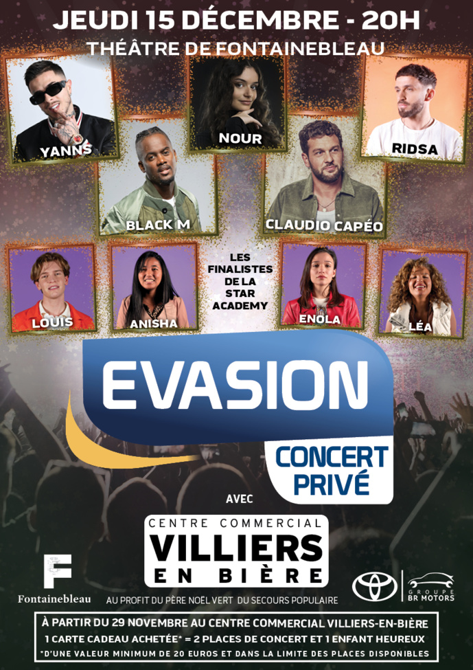 Évasion : un concert privé à Fontainebleau Évasion : un concert privé à Fontainebleau