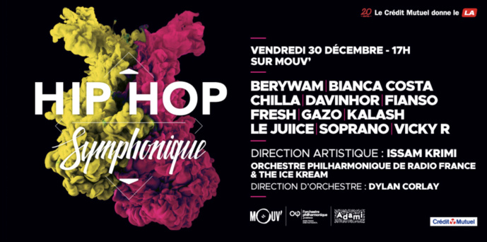 "Hip Hop Symphonique" diffusé sur Mouv' et Canal+ "Hip Hop Symphonique" diffusé sur Mouv' et Canal+