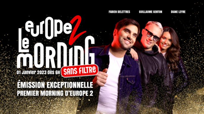 Première matinale sous la marque Europe 2, le 1er janvier Première matinale sous la marque Europe 2, le 1er janvier