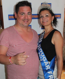 Frédéric aux côtés de Nicole, Miss Cougar 2012