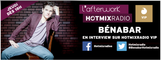 Benabar invité ce jeudi soir sur Hotmix Radio