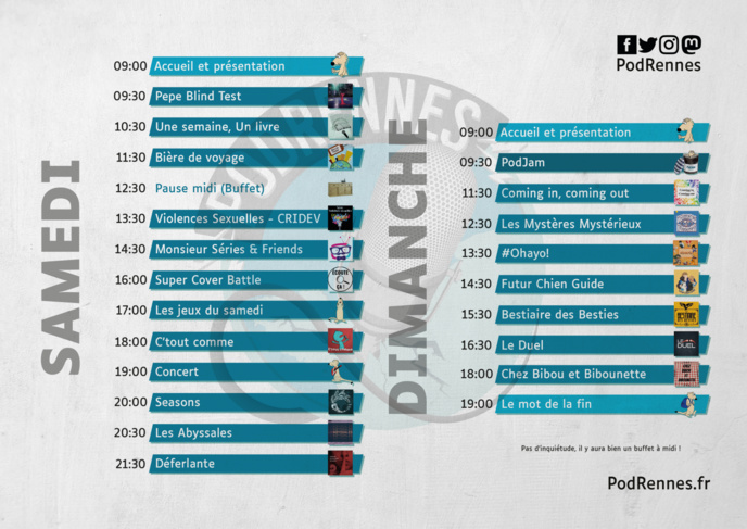 Le festival PodRennes dévoile sa programmation 2023 Le festival PodRennes dévoile sa programmation 2023