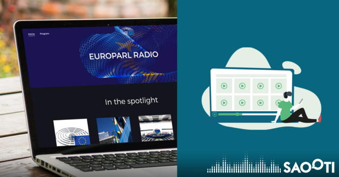 Saooti et RCS créent la webradio du Parlement européen Saooti et RCS créent la webradio du Parlement européen