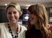 Audrey, auditrice VIP des Talents France Bleu 2013 avec la chanteuse Zaz Audrey, auditrice VIP des Talents France Bleu 2013 avec la chanteuse Zaz