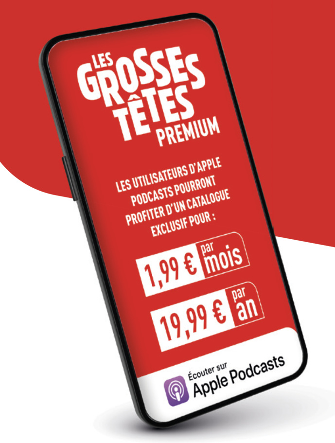 RTL : le podcast "Les Grosses têtes" en version premium