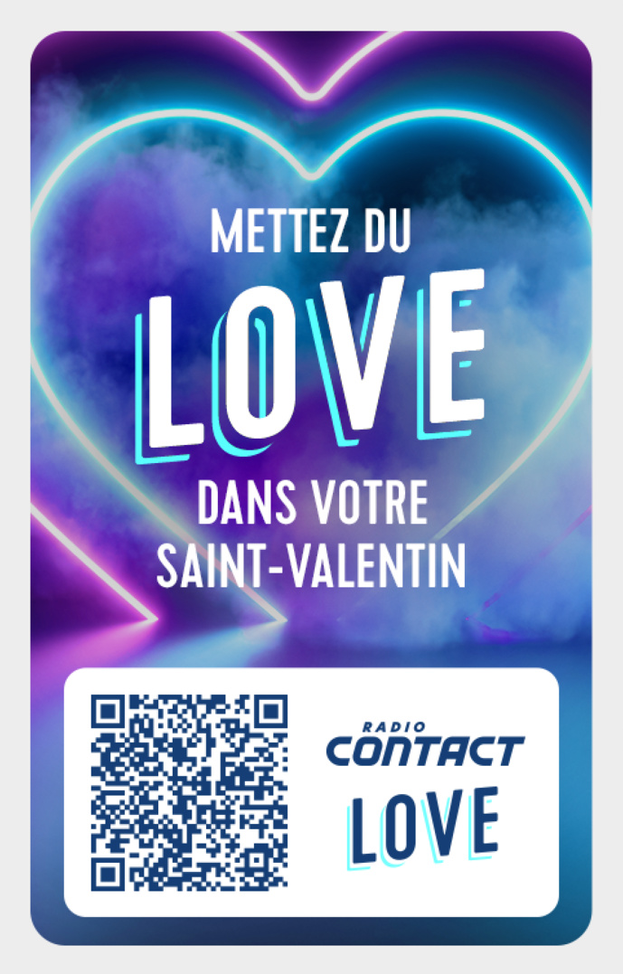 Radio Contact a mis "du Love" dans la Saint-Valentin