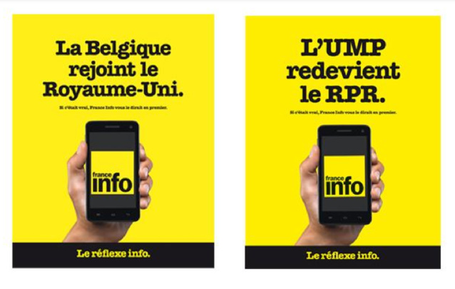 "Le réflexe info" : nouvelle campagne pour France Info