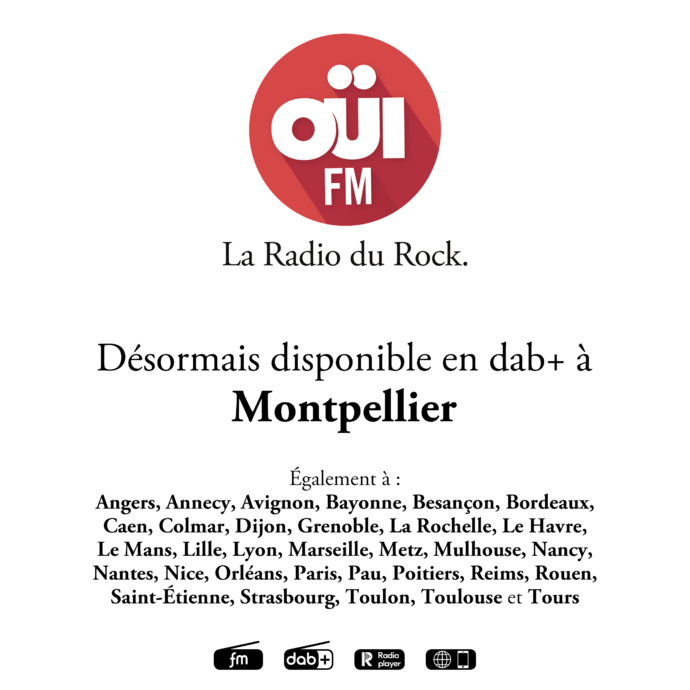 Les radios Ado et Oui FM arrivent en DAB+ à Montpellier Les radios Ado et Oui FM arrivent en DAB+ à Montpellier