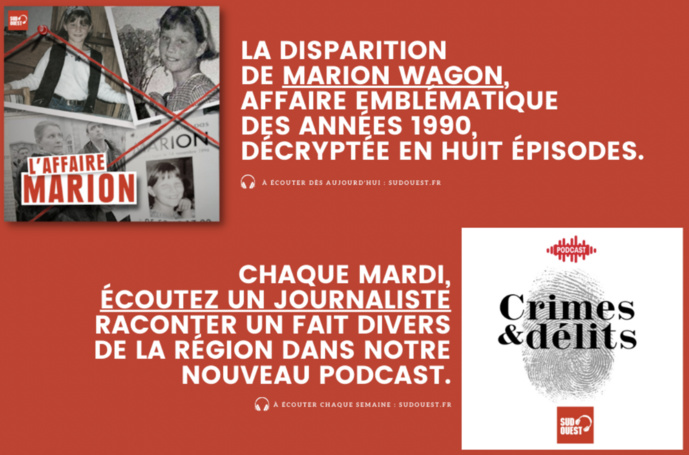 Sud Ouest lance de nouvelles séries de podcasts Sud Ouest lance de nouvelles séries de podcasts