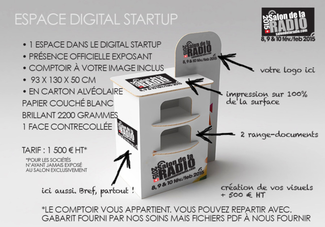 Le nouvel espace Digital Startup du Salon de la Radio Le nouvel espace Digital Startup du Salon de la Radio