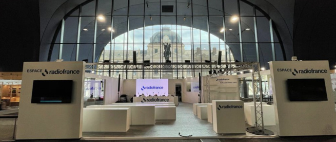 L'espace Radio France au Festival du Livre de Paris en 2022 © Rémi Gouriou / Radio France L'espace Radio France au Festival du Livre de Paris en 2022 © Rémi Gouriou / Radio France