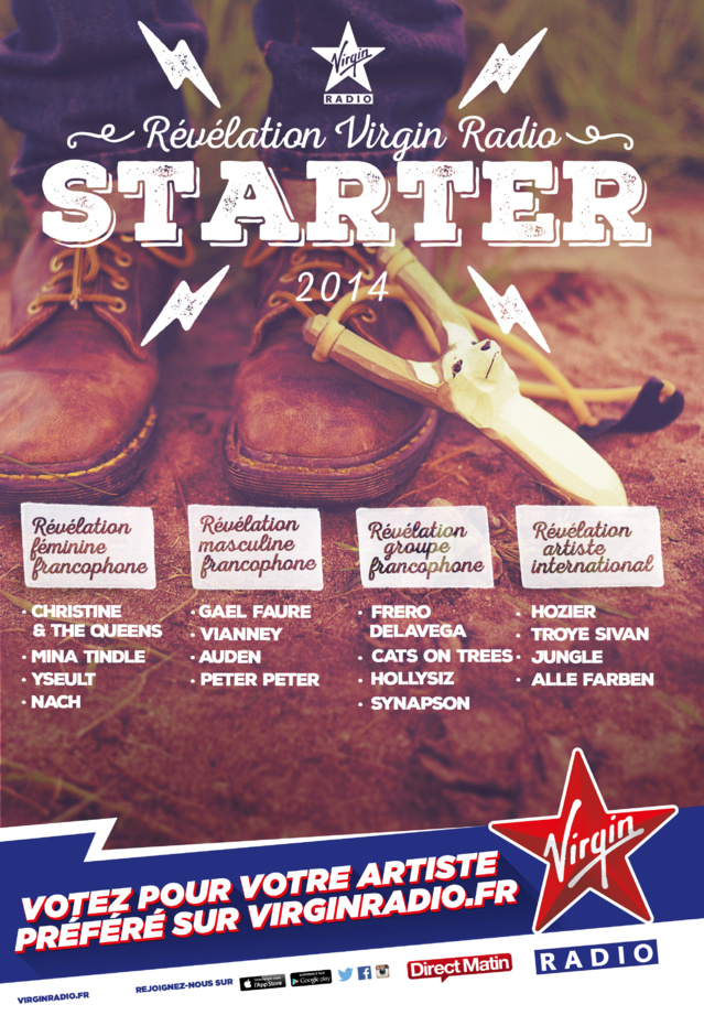 Virgin Radio lance le prix Virgin Radio Starter Virgin Radio lance le prix Virgin Radio Starter