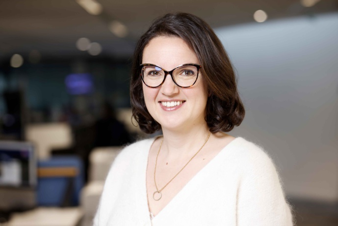 Fannie Rascle est la directrice d'Europe 1 Studio. Crédit photo : Pierre Olivier - Capa Pictures.