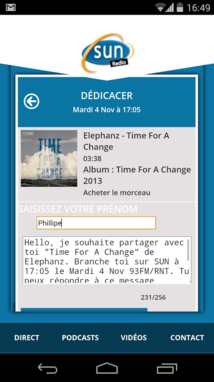 Sun Radio lance MySun Sun Radio lance MySun