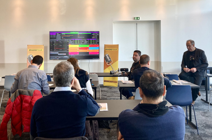 Ce mardi matin, Lionel Guiffant et David Chevalier ont présenté Revma, un outil de la gamme RCS Ce mardi matin, Lionel Guiffant et David Chevalier ont présenté Revma, un outil de la gamme RCS