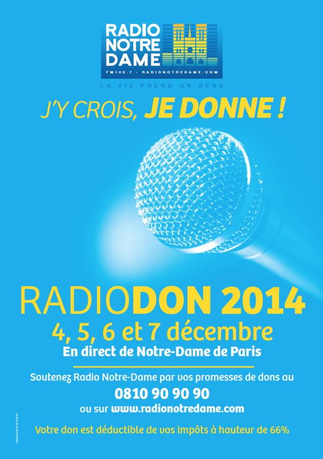 Nouveau Radio Don pour Radio Notre Dame Nouveau Radio Don pour Radio Notre Dame