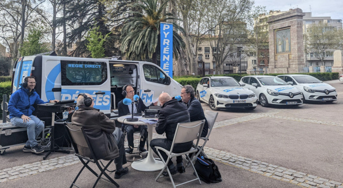 Le 6 avril dernier, l'équipe de Pyrénées FM s'est installée à Perpignan pour pomouvoir sa stratégie liée au déploiement du DAB+