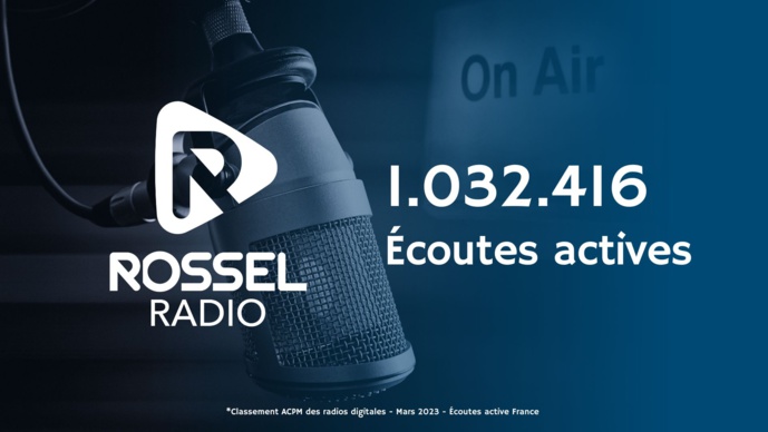 Rossel Radio : plus d'un million d'écoutes actives au classement ACPM Rossel Radio : plus d'un million d'écoutes actives au classement ACPM