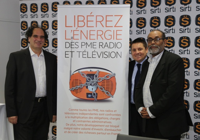 Mathieu Quétel, Philippe Gault, Tarek Mami veulent libérer l’énergie des PME de la radio et de  la télévision © Serge Surpin