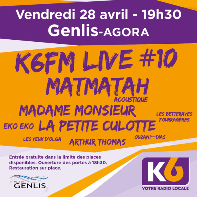 K6 FM prépare un dixième "K6 FM Live" K6 FM prépare un dixième "K6 FM Live"