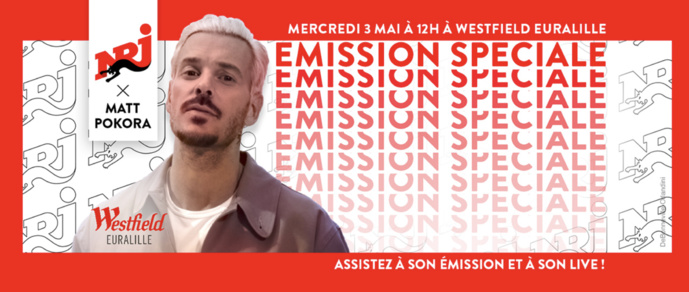 NRJ reçoit Matt Pokora à Lille NRJ reçoit Matt Pokora à Lille