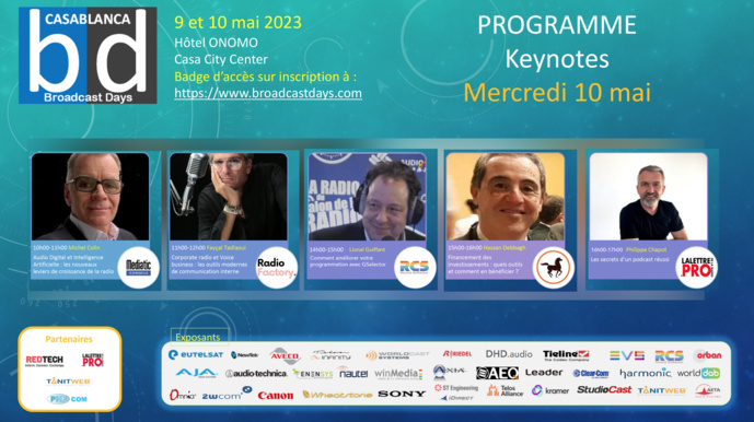 800 professionnels attendus aux Casablanca Broadcast Days 800 professionnels attendus aux Casablanca Broadcast Days