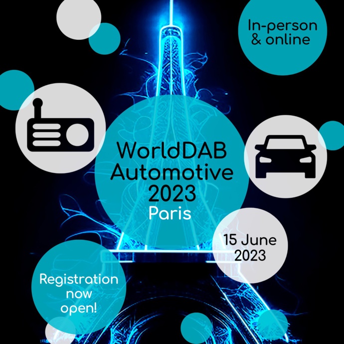 Paris accueille le WorldDAB Automotive 2023