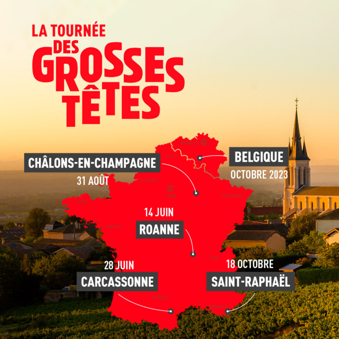 L'émission "Les Grosses Têtes" part en tournée L'émission "Les Grosses Têtes" part en tournée