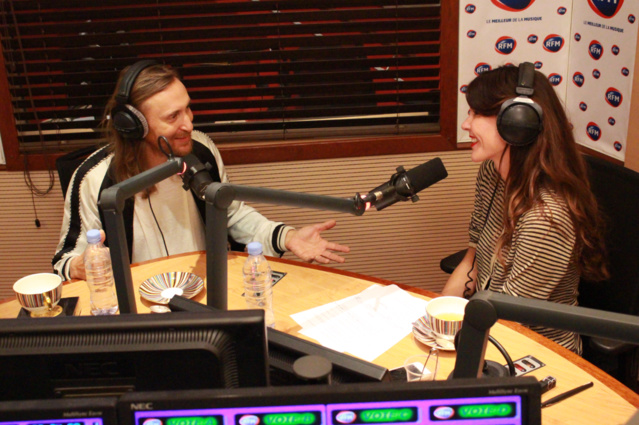 David Guetta et Sophie Coste dans l'Interview V.I.P. © RFM David Guetta et Sophie Coste dans l'Interview V.I.P. © RFM